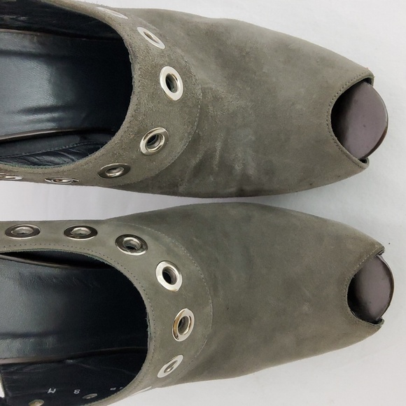 Stuart Weizmann Peep Toe High Heels Size 8 M - Picture 9 of 9